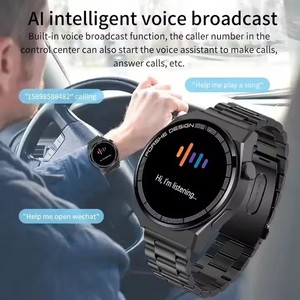 HD экран для Bluetooth Смарт-часы для мужчин бизнес и Спорт Чехол из сплава с операционной системой Android модные умные часы - Product Image 6
