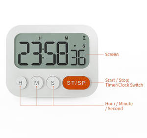 Timer da cucina digitale per cucinare la doccia studio cronometro orologio magnetico cottura elettronica conto alla rovescia Timer - Product Image 3