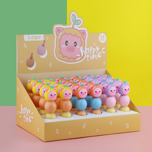 24pcs/set Cartoon Mini <strong>Highlighter</strong> Pen Smooth <strong>Chisel</strong> <strong>Tip</strong> Colorful <strong>Markers</strong> Cute Pastel Style with Box for Student Office - Product Image 5