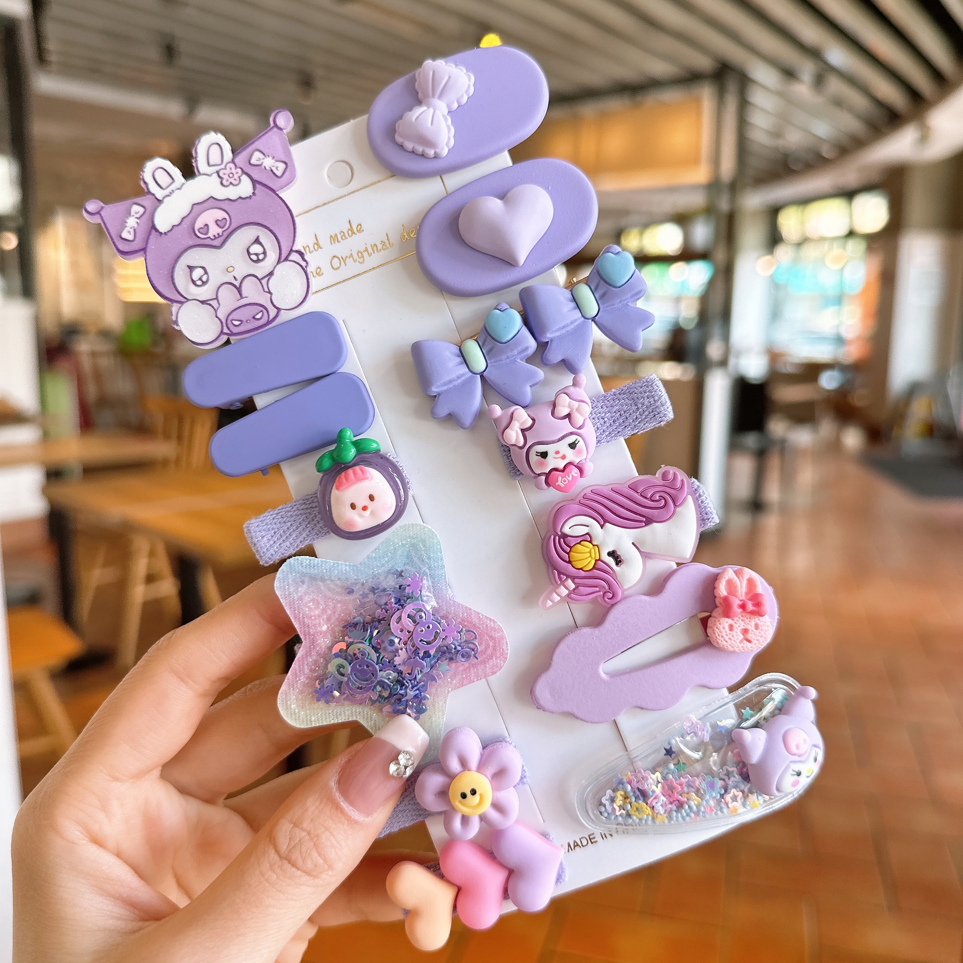 7 Purple Unicorn Fourteen - piece Set