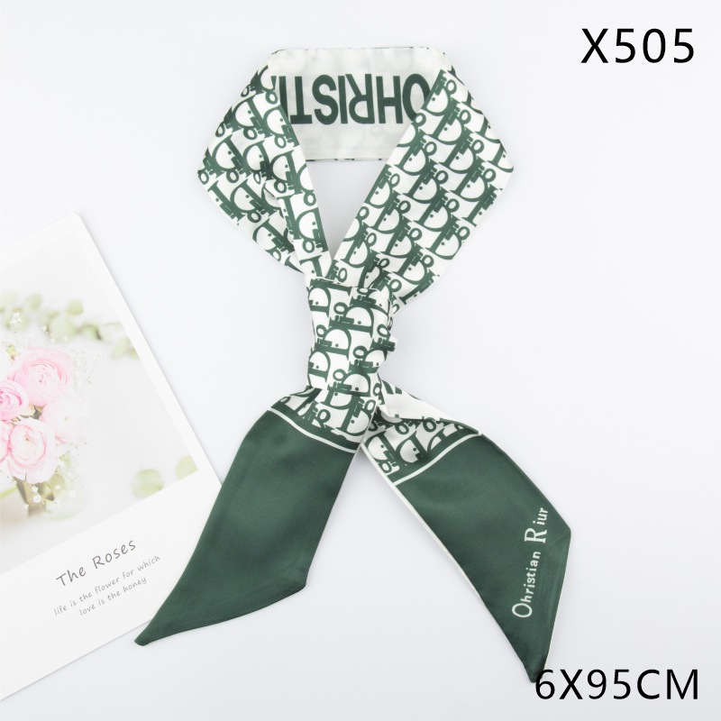 X505 simulation silk d word green