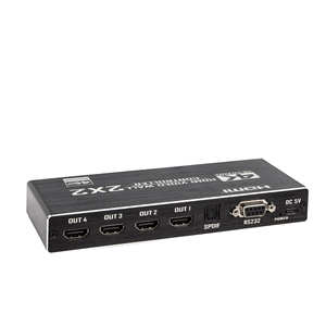 工厂新的4K 1080P 2x2，用于HDMI DVI电视视频墙控制器处理器类型-C输入1X2 1X4 1X3 2X1 3X1 4X1开关铝 - Product Image 2