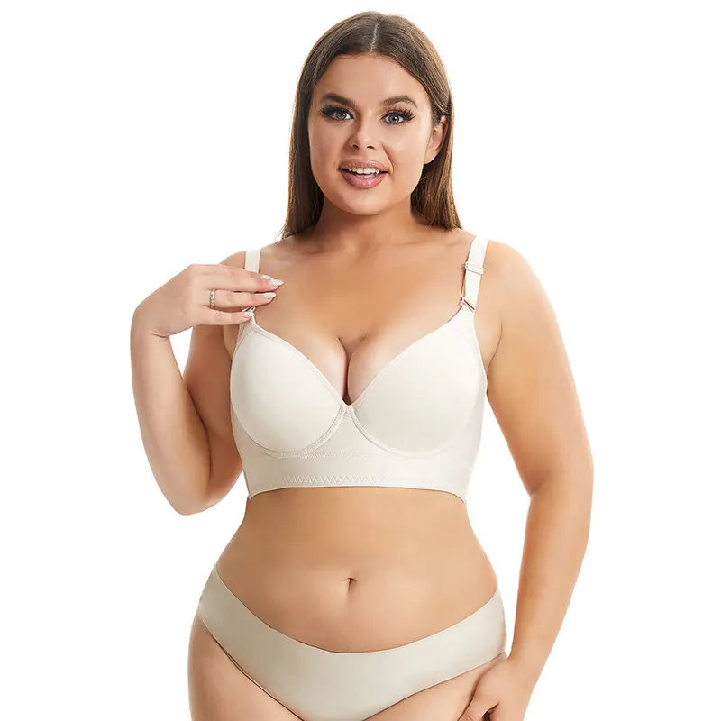 Intimo all'ingrosso di alta qualità grandi busti reggiseno grande da donna Plus Size reggiseno con ferretto donna