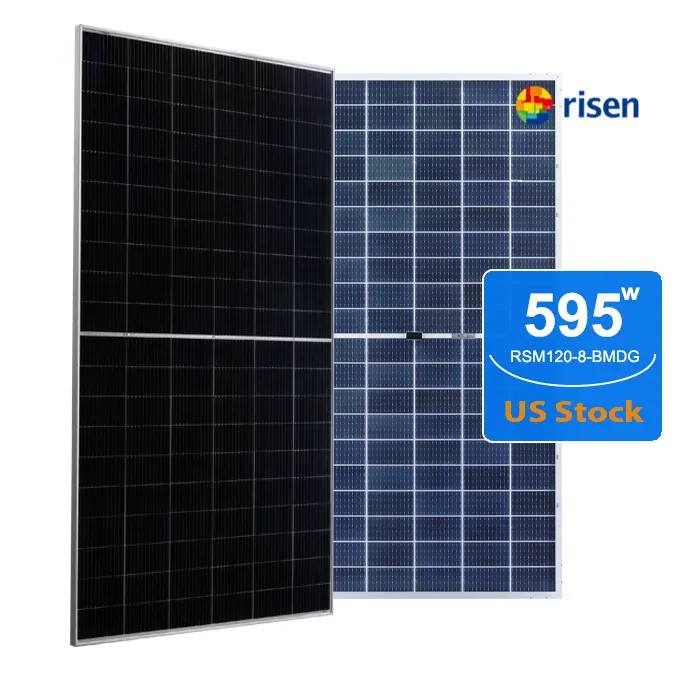 Tier 1 Supplier Home Use Solar Panels 400W 550W 600W 700W Solar Panels Half Cell Monocrystalline Solar Panel