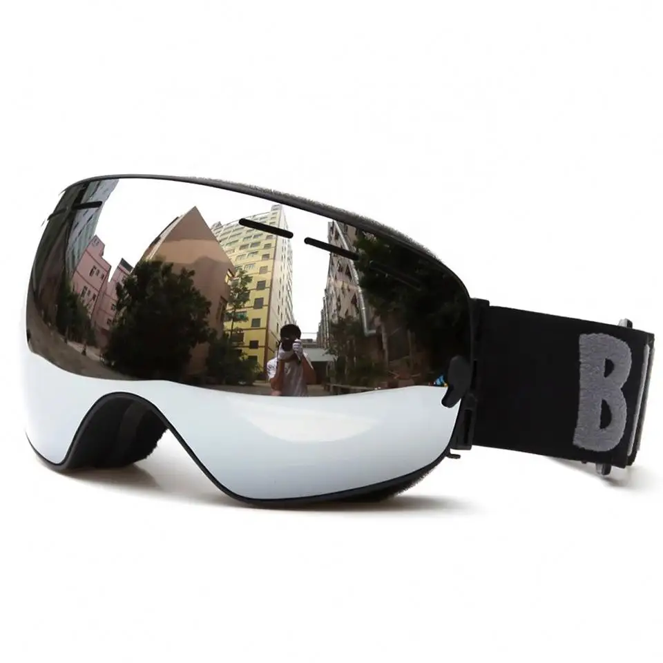 Adult Large Spherical Support Myopia Glasses Double Lens Anti Fog Sports Eyewear TPU Ski Goggles Ski Glass
