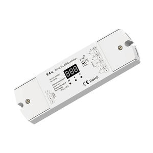 V4-L 12-48VDC RGBW RGB CCT Dimming digitale Display numerico 4 canali LED RF Controller - Product Image 1