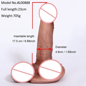 High Quality Hairy Medical Grade Silicone Dildos Adult <strong>Sex</strong> Toys <strong>Perfect</strong> Copy From Human Penis