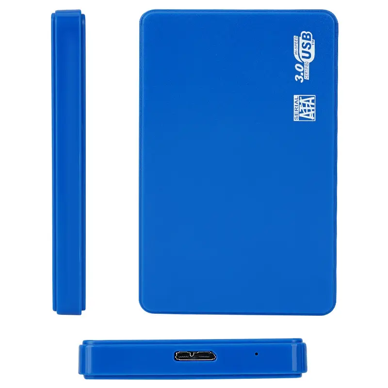 Bleu 2.5 pouces 2.5 "USB 3.0 boîtier de disque dur externe SATA III 6Gbps HDD SSD Box USB 3.0 disque Mobile boîtier externe boîtier Caddy Case