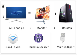 All in One <strong>Computers</strong> 23.8 Inch Gaming <strong>Computer</strong> Pc SSD <strong>DDR</strong> 8GB/256GB Aio Set Pc Gamer Complet I3 I5 I7 for Business