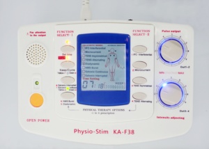 Penjualan terlaris digital fisioterapi ultrasound 4 saluran KA-F38 digital 4 saluran pemijat Nadi elektronik dengan 8 elektroda - Product Image 5