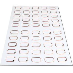 利用可能なフォーマット3*8スマートカード用24pcs rfid prelamプラスチックインレイ - Product Image 4