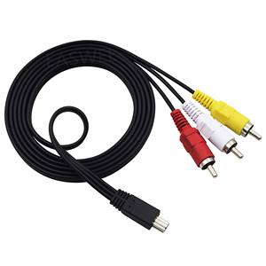 迷你USB至3 RCA AV数码相机音频视频电缆 - Product Image 3