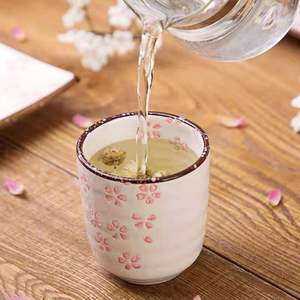 粉色马克杯瓷制茶具升华杯日本陶瓷可重复使用咖啡杯陶瓷咖啡杯150毫升