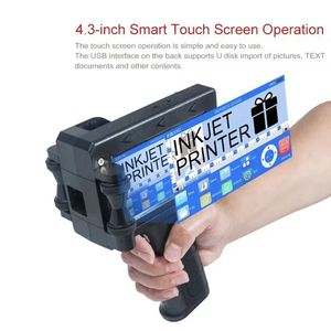 Portable Automatic Inkjet Printer Machine <strong>for</strong> Numbering Date <strong>Coding</strong> Labels &amp; Cards Easy Retail Operation Solvent <strong>Ink</strong> Type PVC - Product Image 2