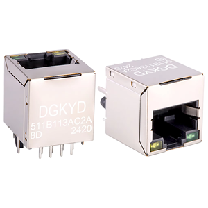 100 Mbit/s weiblicher Transformator Modularer RJ45-Ethernet-Anschluss für Computer Router Modulare Buchse RJ45-Netzwerkschnittstelle für Computer - Product Image 1