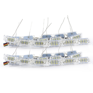 <strong>LED</strong> Strip Light With Turn Signal Flexible Crystal <strong>Tears</strong> DRL Daytime Running Light White With Following Yellow Function - Product Image 4