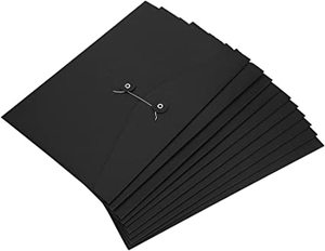 Benutzer definierte große Papier umschlag Kraft Logo braun Kraft papier Umschlag Verpackung wieder versch ließbare Papier umschlag Verpackung mit Schnur - Product Image 4