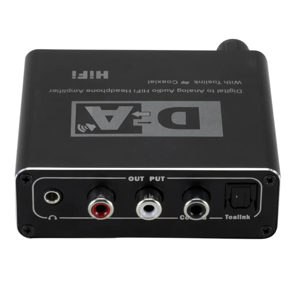 192kHz Digital Optical Coaxial Toslink zu Analog RCA L/R 3.5mm Audio Converter