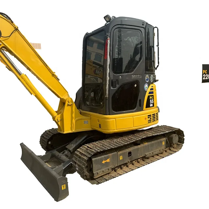 Giá rẻ sơn gốc Thương hiệu sử dụng Kobelco Mini Máy xúc 5.5ton Nhật bản sử dụng máy xúc kometsu55 sử dụng Digger để bán