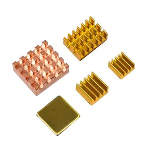 Radiatore rame lampone dissipatore di calore, Mini PC lampone Pi 4 3 2 1 modello B A Plus processore RAM memoria Lan Chip di raffreddamento dissipatore di calore - Product Image 3