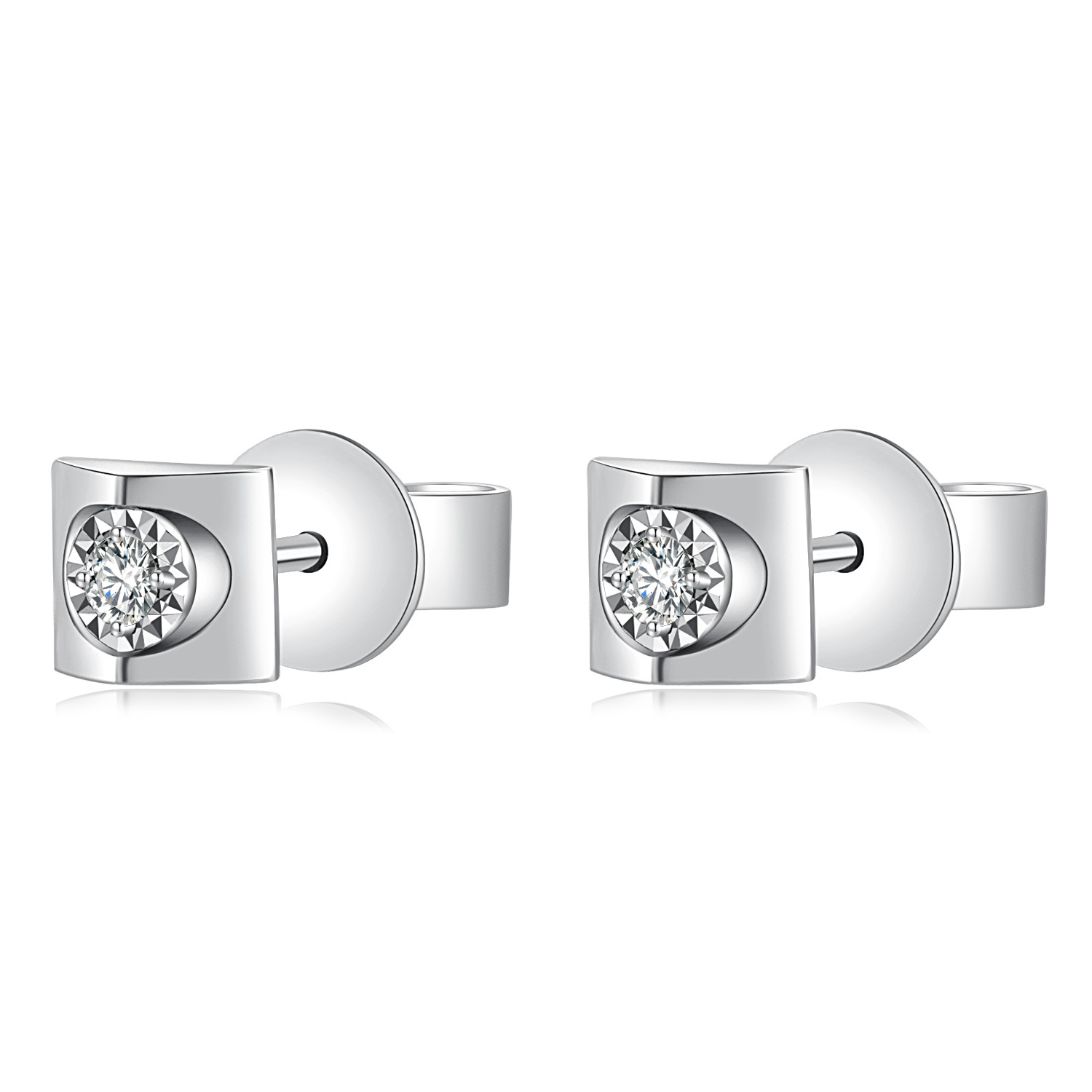 18K White Gold
