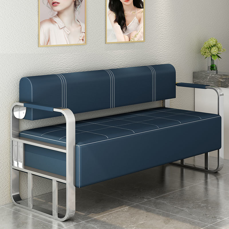 Bleu (avec accoudoirs argentés)