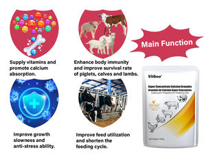 Nhà Máy Giá canxi hạt thức ăn phụ gia cho Chăn Nuôi Lợn và gia cầm cải thiện xương và cơ bắp tăng trưởng trong Gà Thịt - Product Image 3