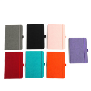 Medium <strong>Notebook</strong> <strong>Elastic</strong> <strong>Strap</strong> B5 PU Leather Cover Regular Lined Paper <strong>Custom</strong> Logo Printed Style Office Use - Product Image 2
