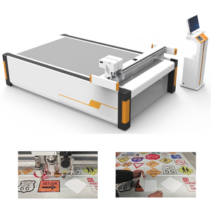 Dao động tiếp tuyến dao máy cắt đầu cuộn nhãn cắt đường viền cắt CNC <span class=keywords><strong>plotter</strong></span> cho quảng cáo - Product Image 3