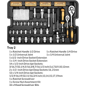 组合储物箱258件铝拉杆箱工具组最受欢迎的工具箱 - Product Image 3