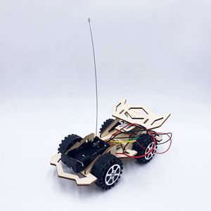 Eğitim bilimi seti DIY STEM oyuncaklar RC kontrolü elektrikli araba yarışı oyuncak bilim - Product Image 4