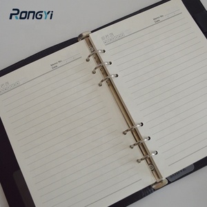2025 nuovo design per ufficio taccuino a fogli mobili taccuini privati personalizzati agenda logo personalizzato B5 con portachiavi - Product Image 5