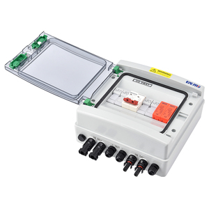 Caja combinadora de paneles solares de 2 cuerdas a prueba de agua IP65 diseño ahorro de espacio con función de desconexión rápida personalizada al por mayor