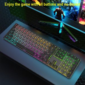 111 Keys Low Profile Game <strong>Keyboard</strong> Rgb Backlit Game Wireless Mechanical <strong>Keyboard</strong> PC <strong>Computer</strong> - Product Image 3