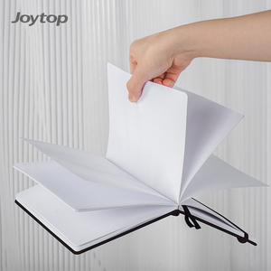 Joytop 0101 cuaderno de cuero Pu con logotipo personalizado elástico A5 Cuadernos de PU libro personalizable impresión lácteos - Product Image 6