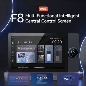 8 Zoll Smart Home <span class=keywords><strong>Wifi</strong></span> ZigBee Automation Gateway Hintergrund musik verstärker mit großer <span class=keywords><strong>LCD</strong></span> Alexa Sprach steuerung