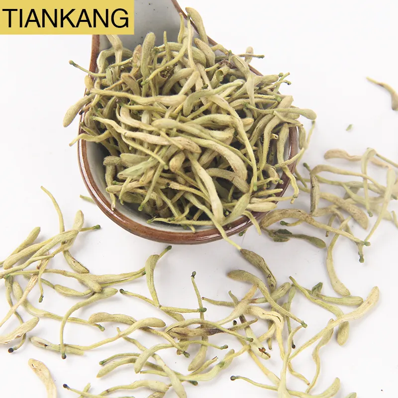 Herbal Detox Food Top Grade Dried Honeysuckle 100% Natural Raw Material Herb Tea Dried Lonicera Japonica for Extract