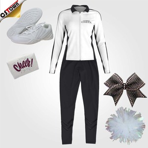Özel tasarım amigo ceket kadınlar Polyester Cheer ve dans ısınma ceketler özel Cheer ceketler - Product Image 3