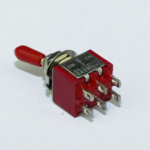 Kolu ile 6 Pin iki yönlü geçiş anahtarı lehim terminalleri üzerinde KNX-2-D1 6A 250VAC DPDT geçiş anahtarı - Product Image 3
