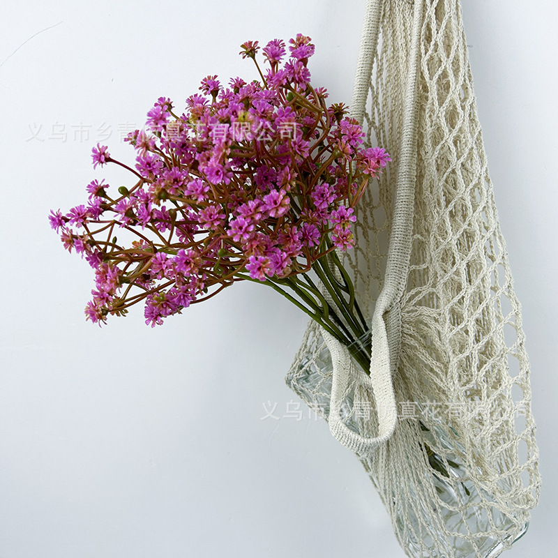 Bouquet de gypsophile couleur lotus