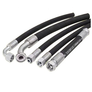 高圧SAE100 R1 R2 R12 R13フレキシブル油圧ゴムホース人気市場製NBR素材カスタムカッティング可能