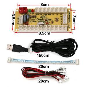 Aismartlink USB Arcade Game Controller by Arc Joystick Button Board Zero Delay Cable PC Raspberry Pi Game Machine - Product Image 3