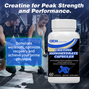 Hot bán OEM nhãn hiệu riêng Creatine Monohydrate viên nang cho xây dựng cơ bắp <span class=keywords><strong>Pre</strong></span> Workout Creatine viên nang - Product Image 2