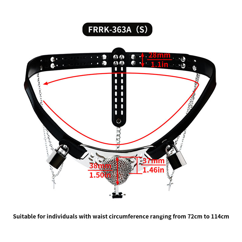 FRRK-363A Court + ceinture-argent