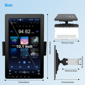 Haudio phổ <span class=keywords><strong>Android</strong></span> Player 10.1 inch Xe Video <span class=keywords><strong>Android</strong></span> GPS 8-core 2 + 32GB 4 gam Carplay DSP - Product Image 6