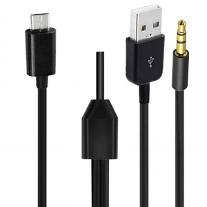 2 in 1 Mini Micro <strong>USB</strong> to <strong>USB</strong> <strong>3.5mm</strong> Aux Standard Audio Jack Connection Cable for Samsung I9300 I9220 - Product Image 4