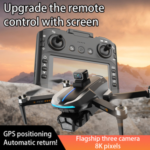 5G WIFI FPV GPS Quadcopter Drone 8KHD çift kameralar dayanıklılık engel kaçınma LED büyük ekran uzaktan RC Drone - Product Image 5
