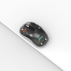 Transparente kabellose wiederauf ladbare BT-und 2,4-GHz-Gaming-Maus 2-in-1-Empfänger mit optischer USB-Verfolgung vom Typ C für Computer - Product Image 3