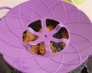 Silicone đun sôi hơn bảo vệ Silicone Nắp dừng nồi và chảo từ lộn xộn spillovers đun sôi trên phổ Nắp Splatter bảo vệ - Product Image 2