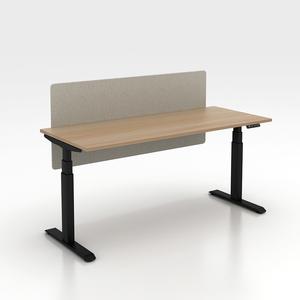 Timotion电动智能高度可调站立式书桌，带3级升降机，供电脑使用 - Product Image 4